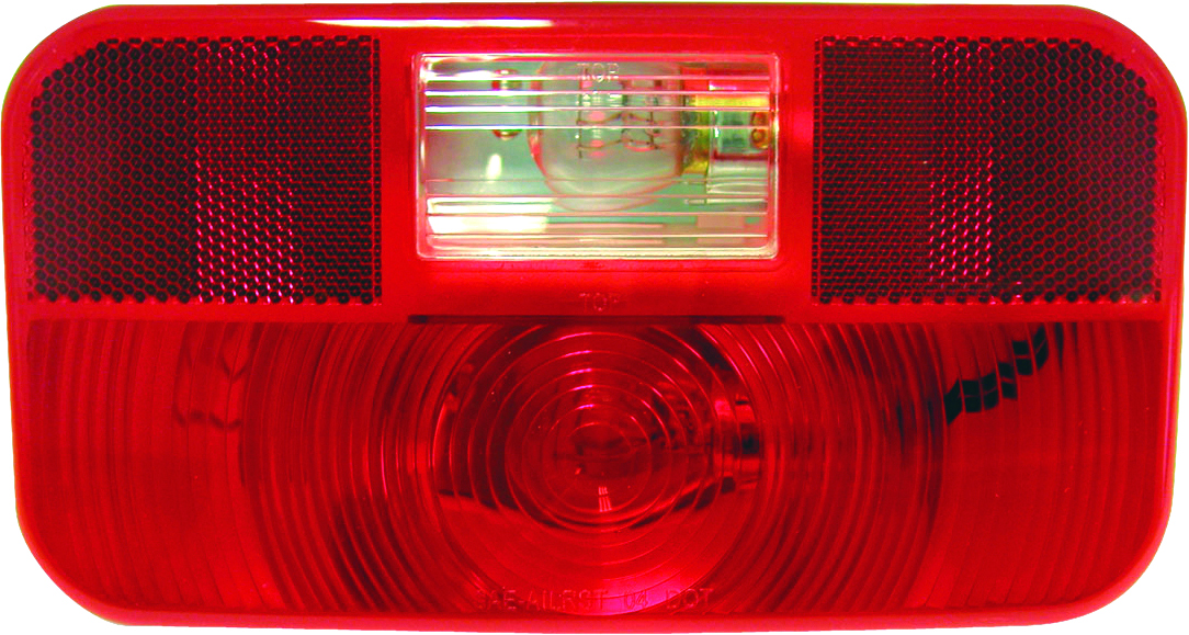 Red Stop, Turn, Back-Up & Taillight With Reflex