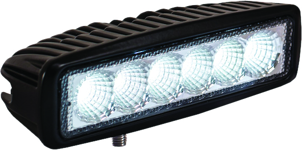 Light,flood,12-24 Vdc,6 Led,clear,
