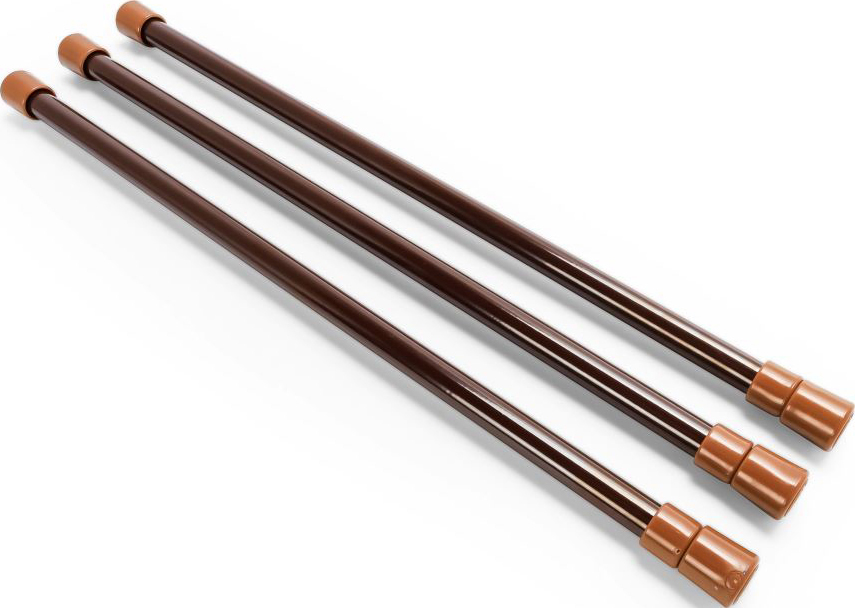 RV Refrigerator Bar, 3pack - 16 To 28 Brown