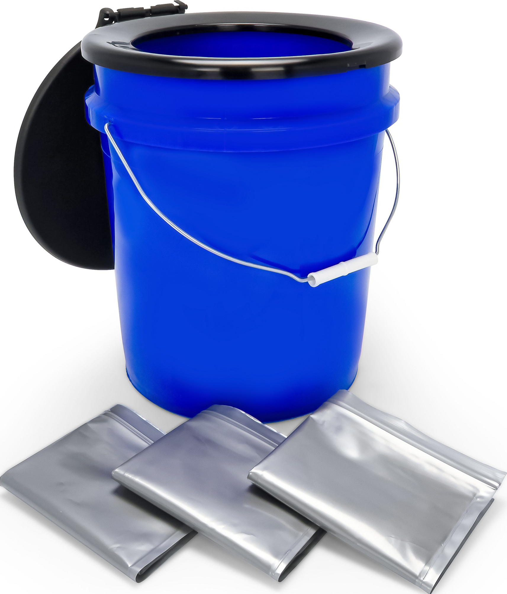 Toilet Bucket W/ Seat, Kit