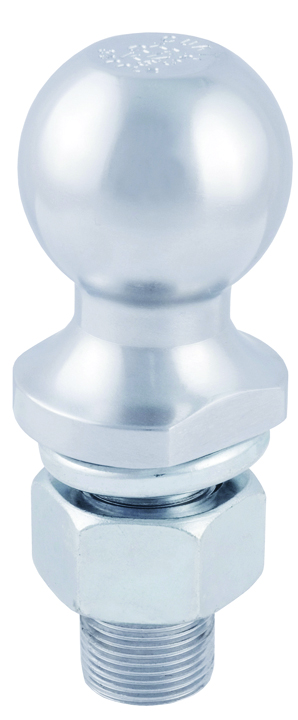 Hitch Ball, 1-7/8 X 1 X 2-1/8, 2,000 Lbs. Gtw Zinc