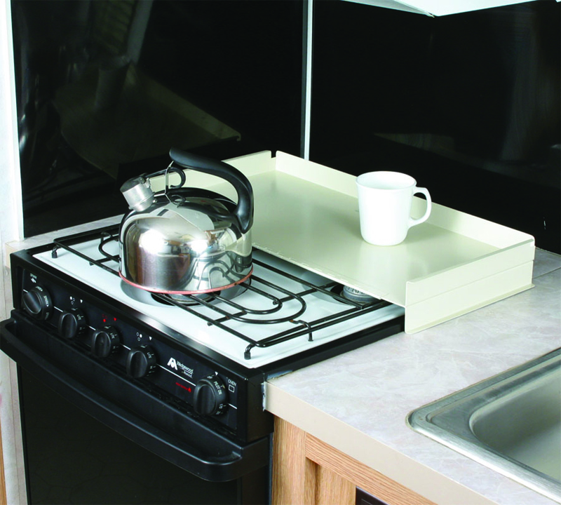 Stove Top Cover White Universal Fit
