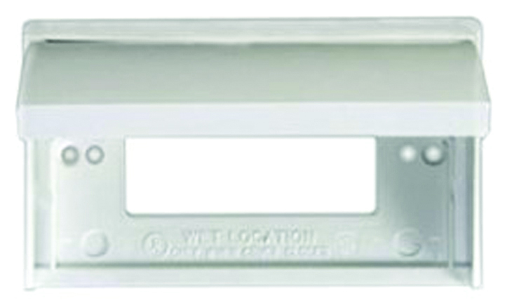 Weather Proof GFCI Outlet Cover - Polar White