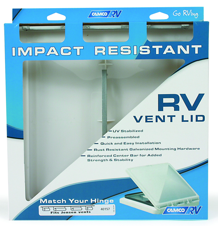 Vent Lid, Jensen Pre '94 Pin, White