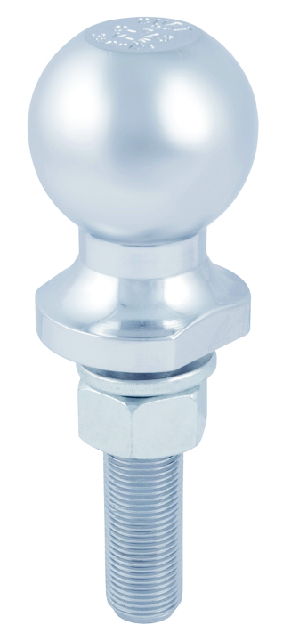 Hitch Ball, 2 X 3/4 X 3-3/8, 3,500 Lbs. Gtw Chrome