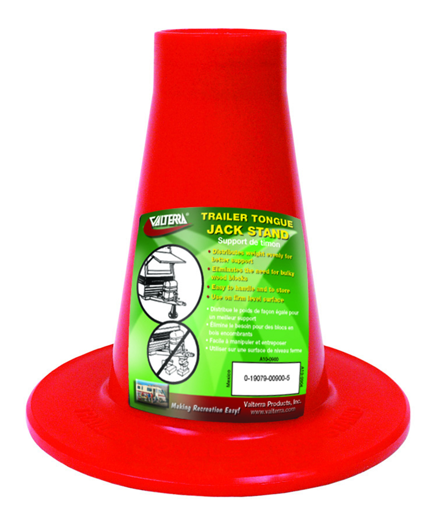 Trailer Tongue Jack Stand, Red, Bulk