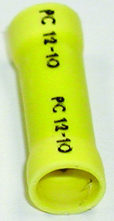 Butt Conn 12-10 Ga.insul-Vi Yellow, 100 Ct., Header Bag, Ul