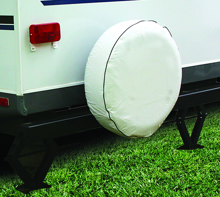 Cover, Spare Tire A_34 Dia Vinyl, Arctic White