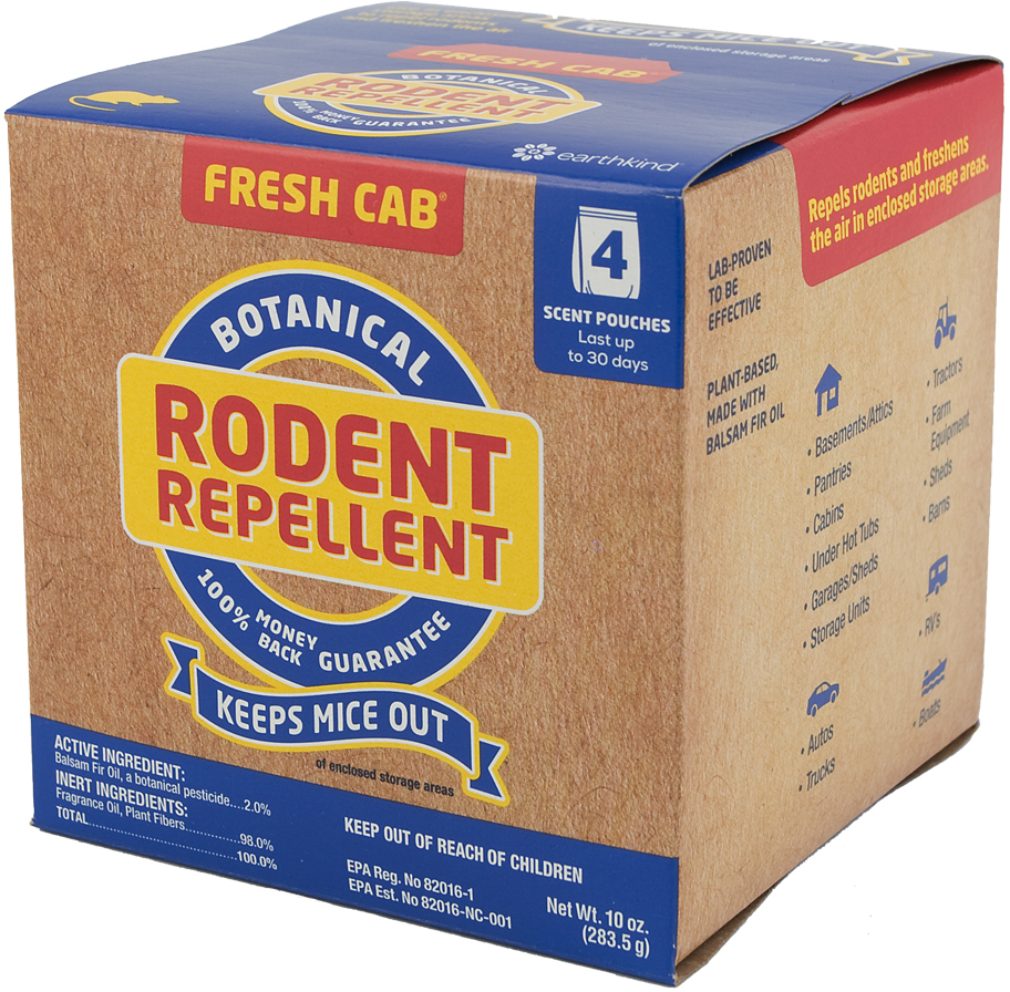Fresh Cab Mouse Repellent - 4 Pk