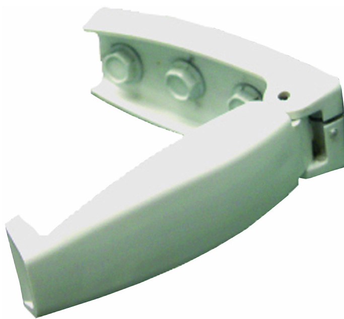 Baggage Door Catch White 2-Pack
