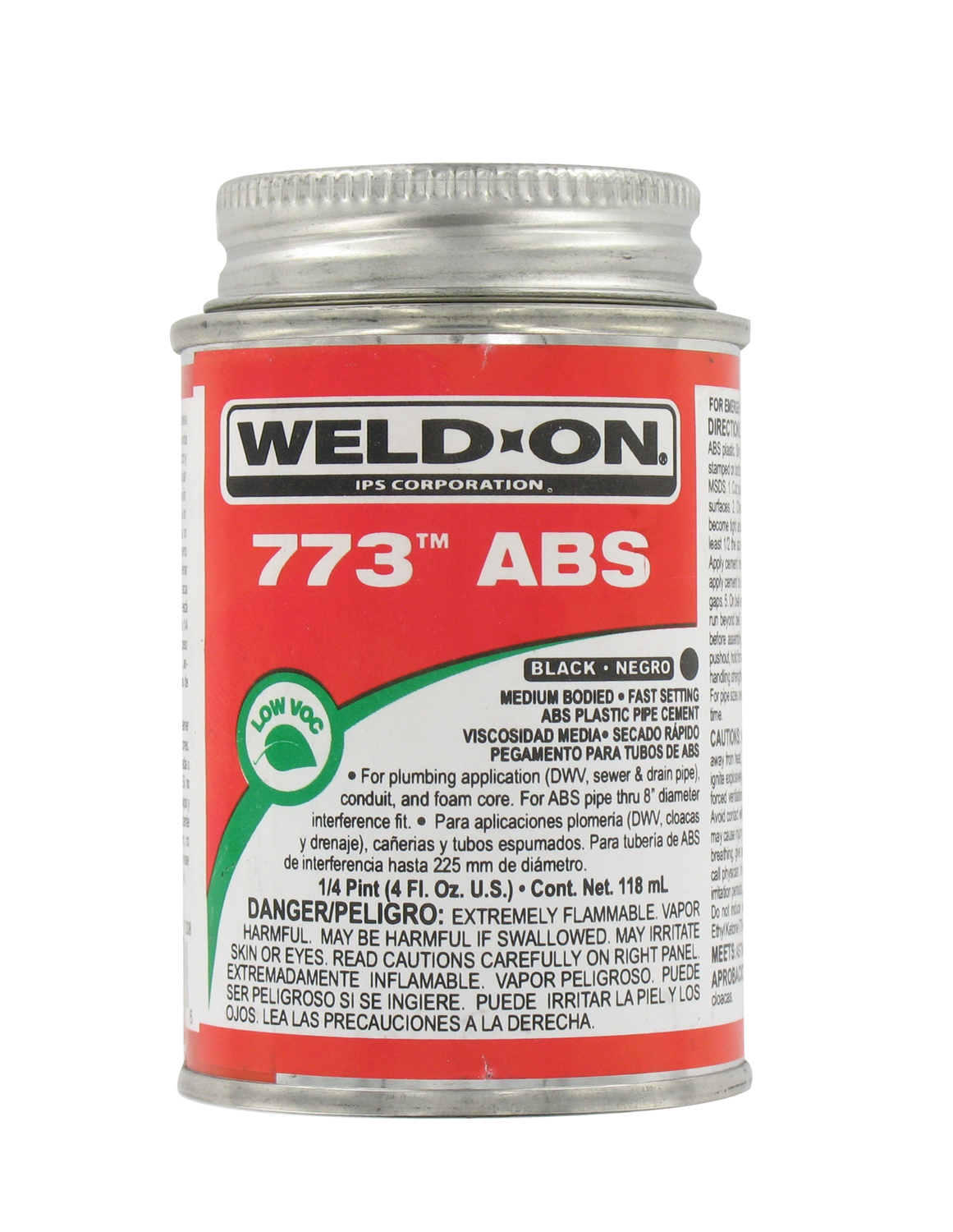 ABS Solvent Cement, 1/4 Pint, Bulk