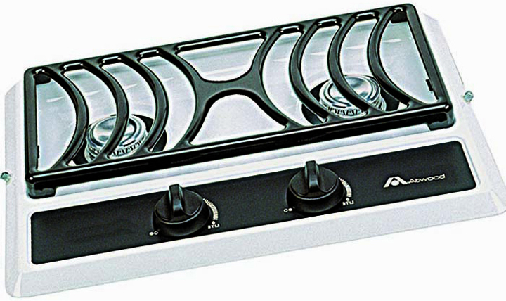 Black Cover 2-Burner