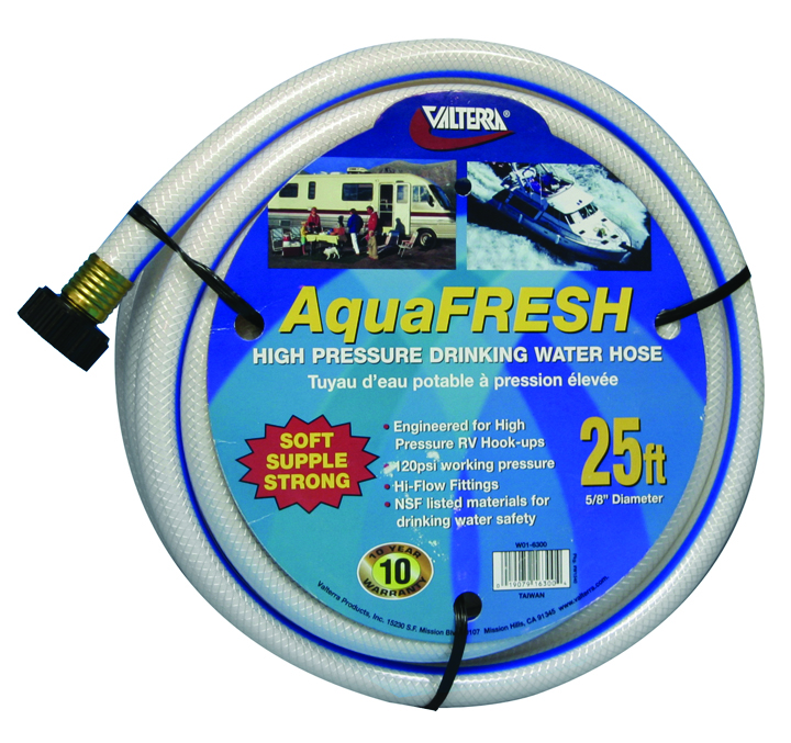 Drinking Water Hose, 5/8 X 25', White