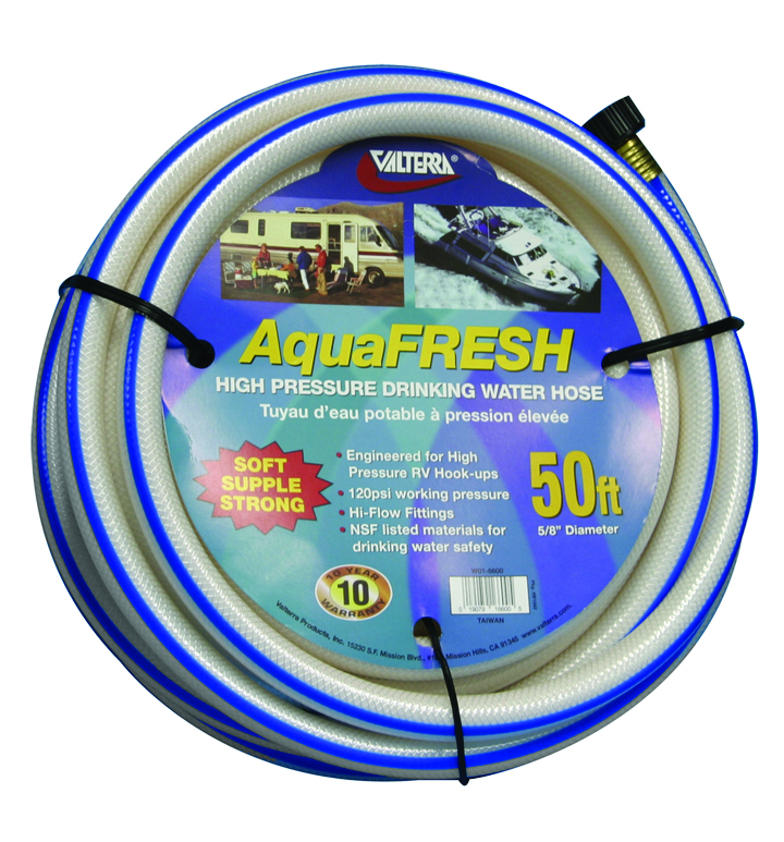 Drinking Water Hose, 5/8 X 50', White