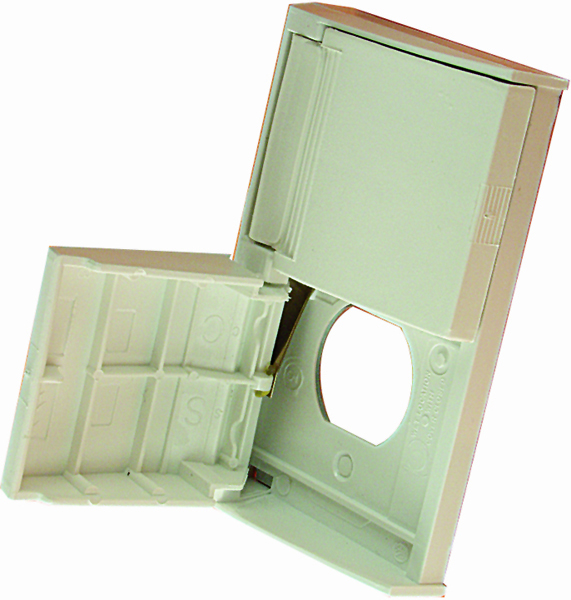 White Snap Cover-Plate Only