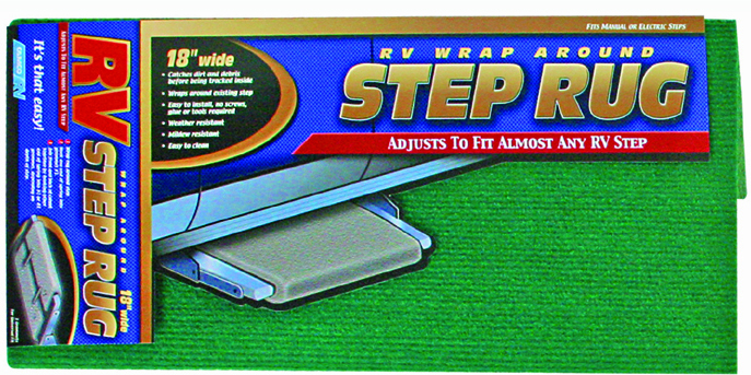 Step Rug, Xl Green 23 W X 22 L