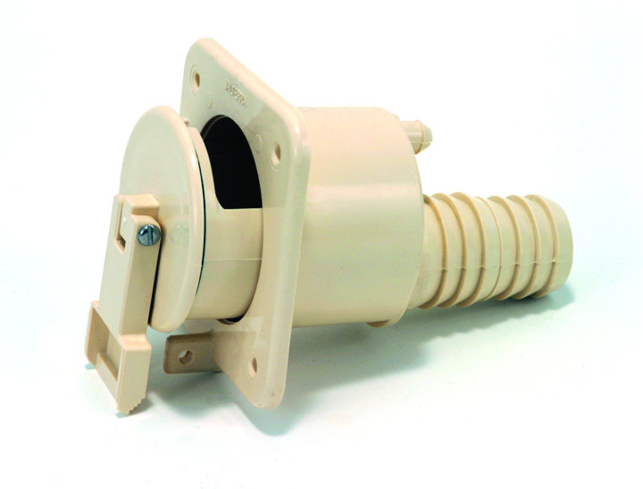 Gravity Water Fill, Flush Mount Telescoping, Ivory, Bulk
