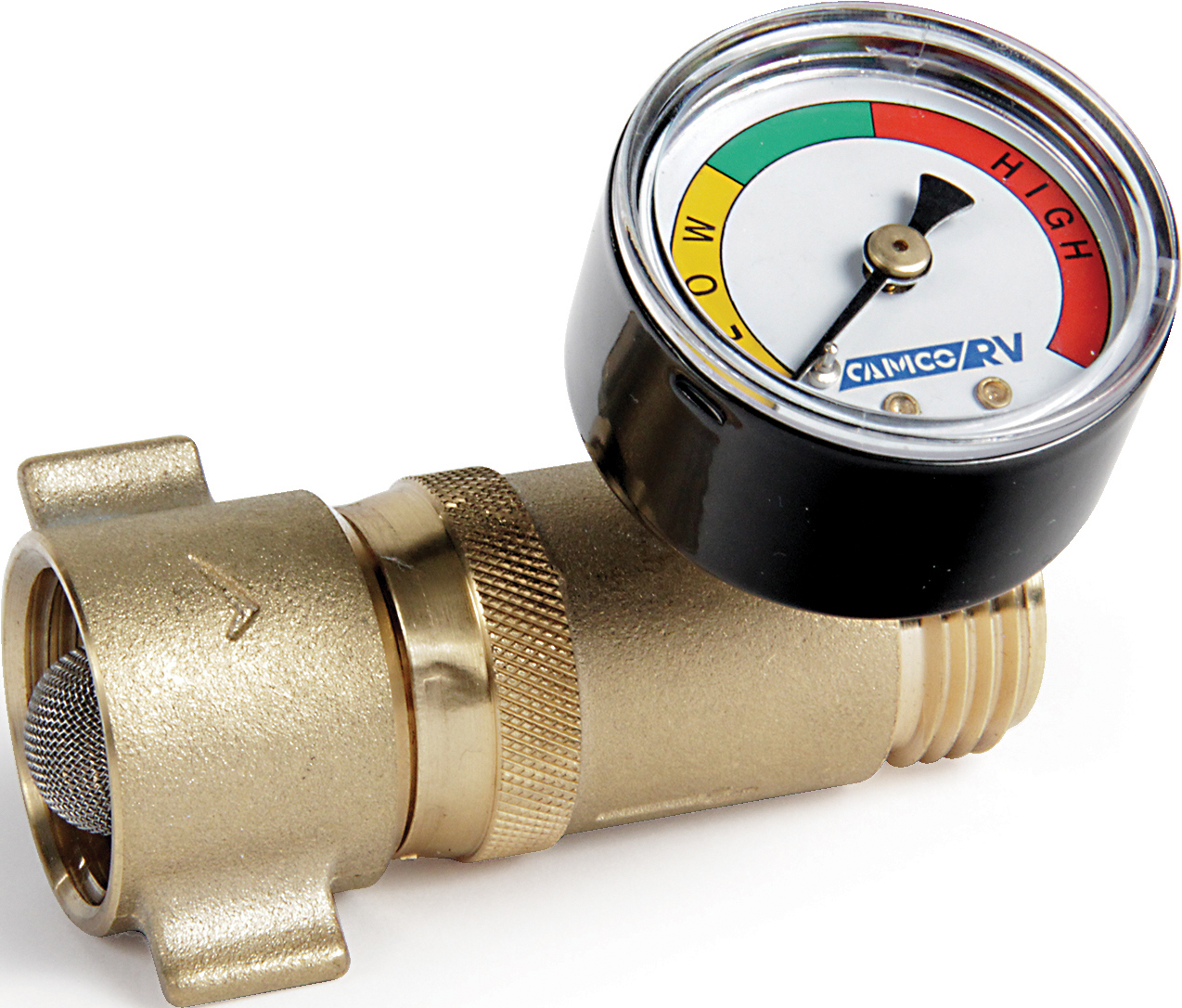 Brass Water Pressure Regulator With Gauge Llc
