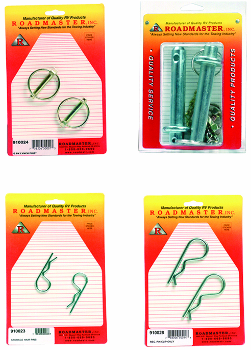 2-Pak Large Pin W/chain/cable