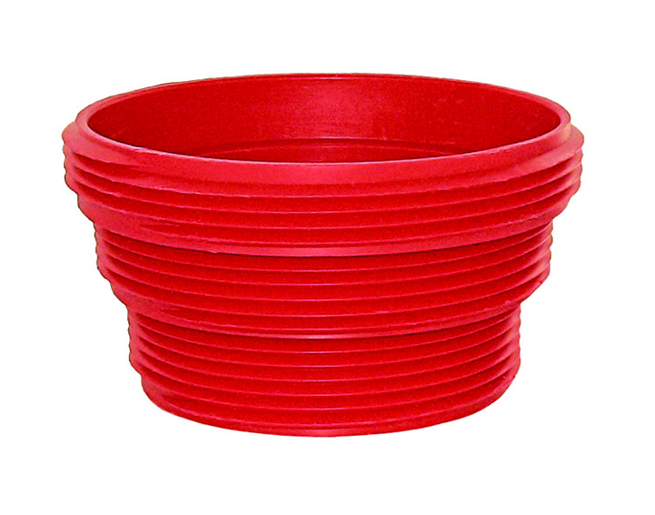 EZ Coupler Sewer Thread Attachment, Red, Bulk