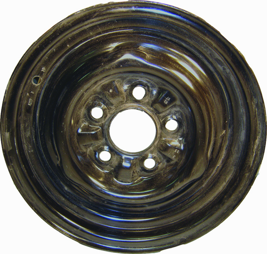 15 x 6 Plain 6H-5.5 Black