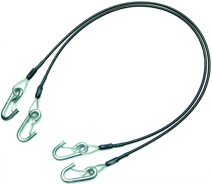 Safety Cable Kit Straight 54vinyl Covered Pair