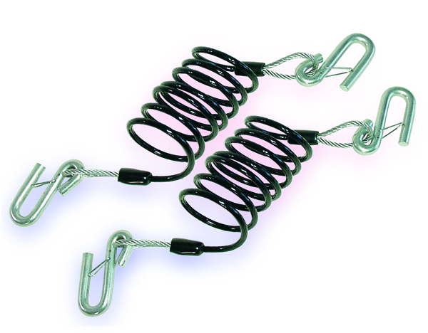 Safety Cable Kit Coiled Vinyl Covered (1 Pair X 86l Ea)