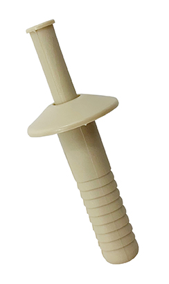 1 Plastic Rivet White - 25 Pk.