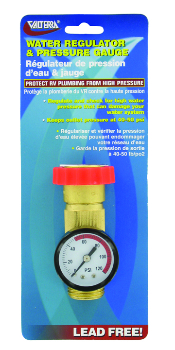 Water Regulator Gauge Combo, Carded