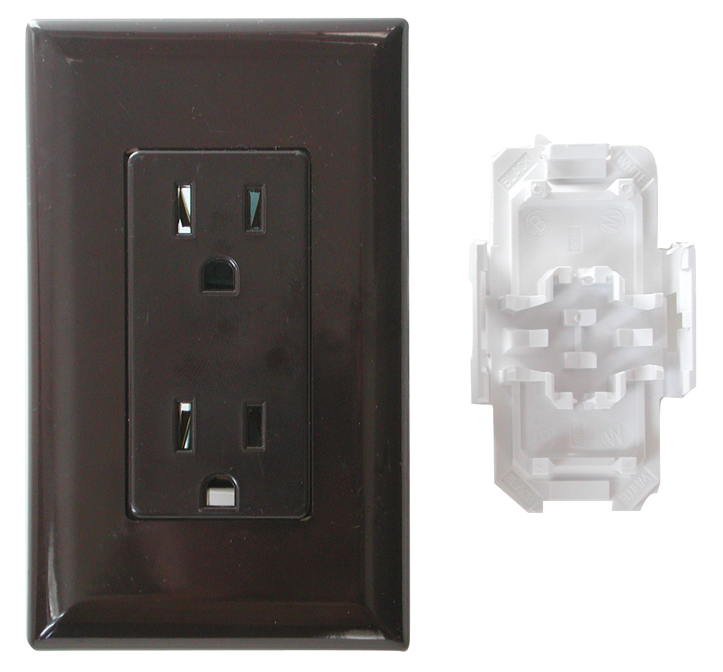 Speed Box Receptacle W/Cover Brown