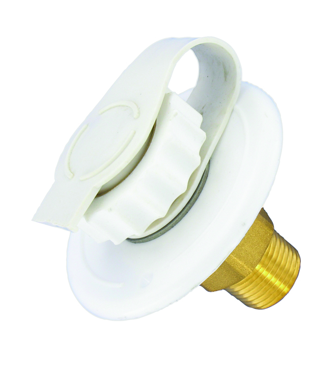 Water Inlet, 2-3/4 MPT, White, Bulk