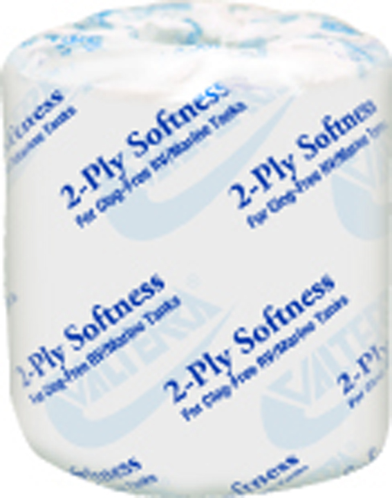 Softness Toilet Tissue, 2 Ply, Single Roll