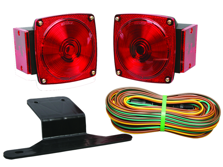Submersible Under 80 Taillight Kit W/25' Harness (w/o Clearance/side Marker Lights) Incand;trailer Kit