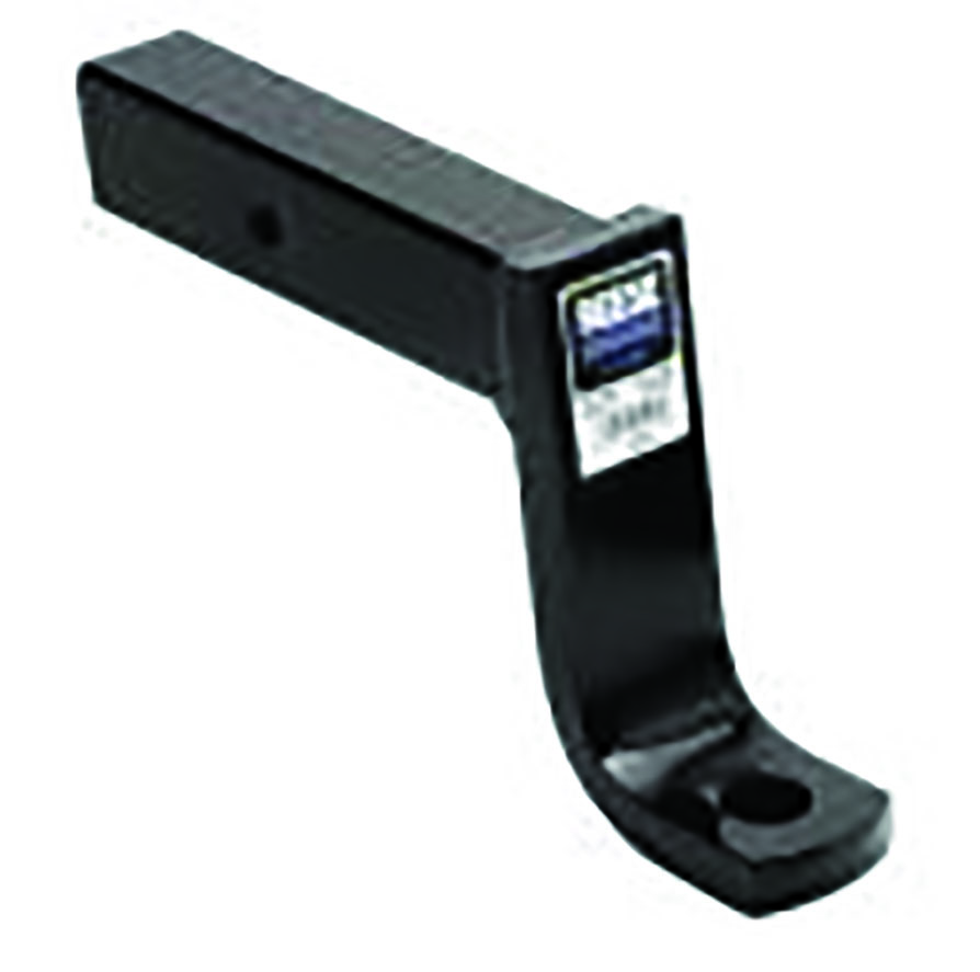 Ball Mount, 2-1/2 Sq. Hollow Shank, 13,000 Lbs. Gtw, 1-1/4 Ball Hole, 10-1/2 Length, 7-3/4 Drop, Black (use In Drop Position