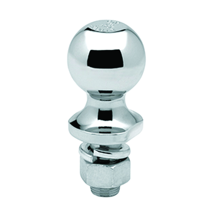Hitch Ball, 1-7/8 X 3/4 X 1-1/2, 2,000 Lbs. Gtw Chrome