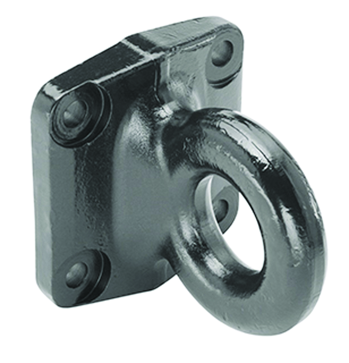 4 Bolt Flange Lunette Ring, 2-1/2 Diameter, 42,000 Lbs. Capacity