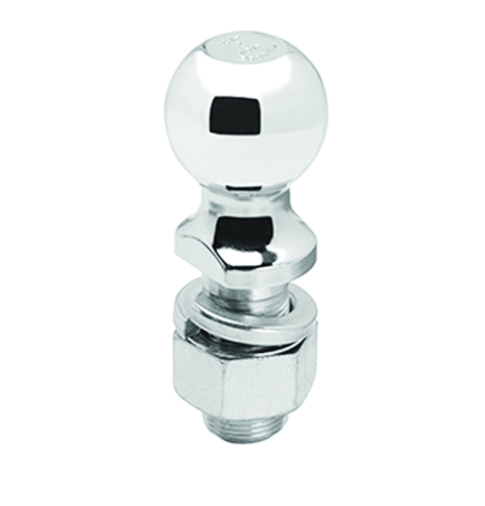 Hitch Ball, 2 X 1-1/4 X 2-3/4, 8,000 Lbs. Gtw Chrome