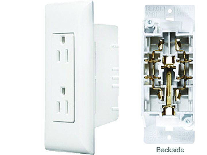 self Contained White Dual Outlet, Speedwire W/cover-Plate