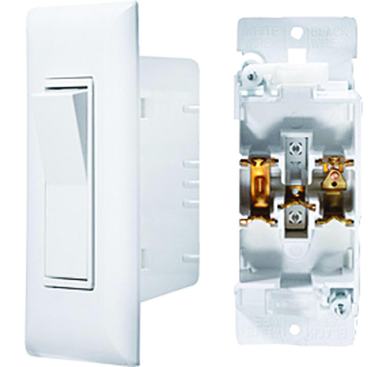 self Contained White Contemporary Touch Switch, Speedwire W/cover-Plate