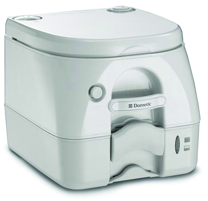 Portable Toilet Gray Model 970 2.6 Gallon 