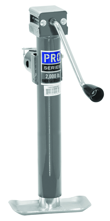 Pro Seriesu2122 Weld-On Jack, Sidewind, 2,000 Lbs. W/footplate