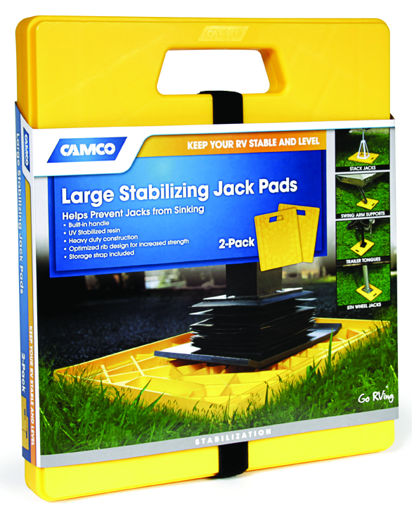 Stabilizer Jack Pad, Large (14.0 X 11.7 Pad) , 2 Pack