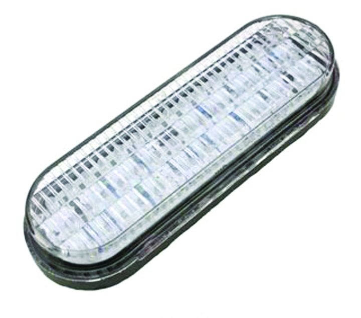 Oval Back-Up Light White