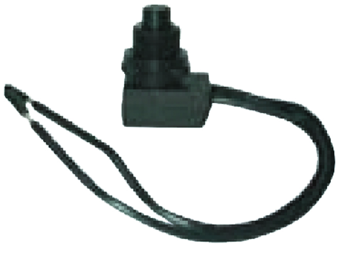 Power Vent Push Button On/Off Switch W/Lead - Carded
