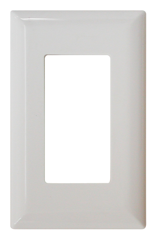 Speed Box Square Receptacle Cover - White