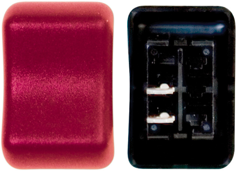 12-Volt Black/Red Mini On-Off Switch