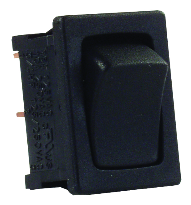 12V Mini-Momentary On/Off Switch, Black