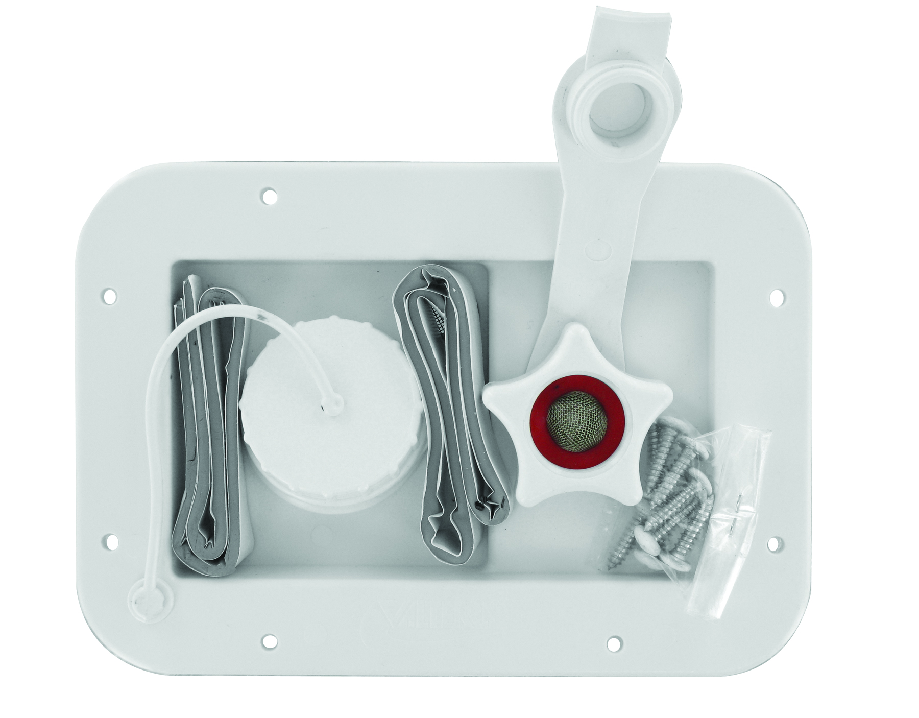 Gravity/city Water Inlet, White, Carded