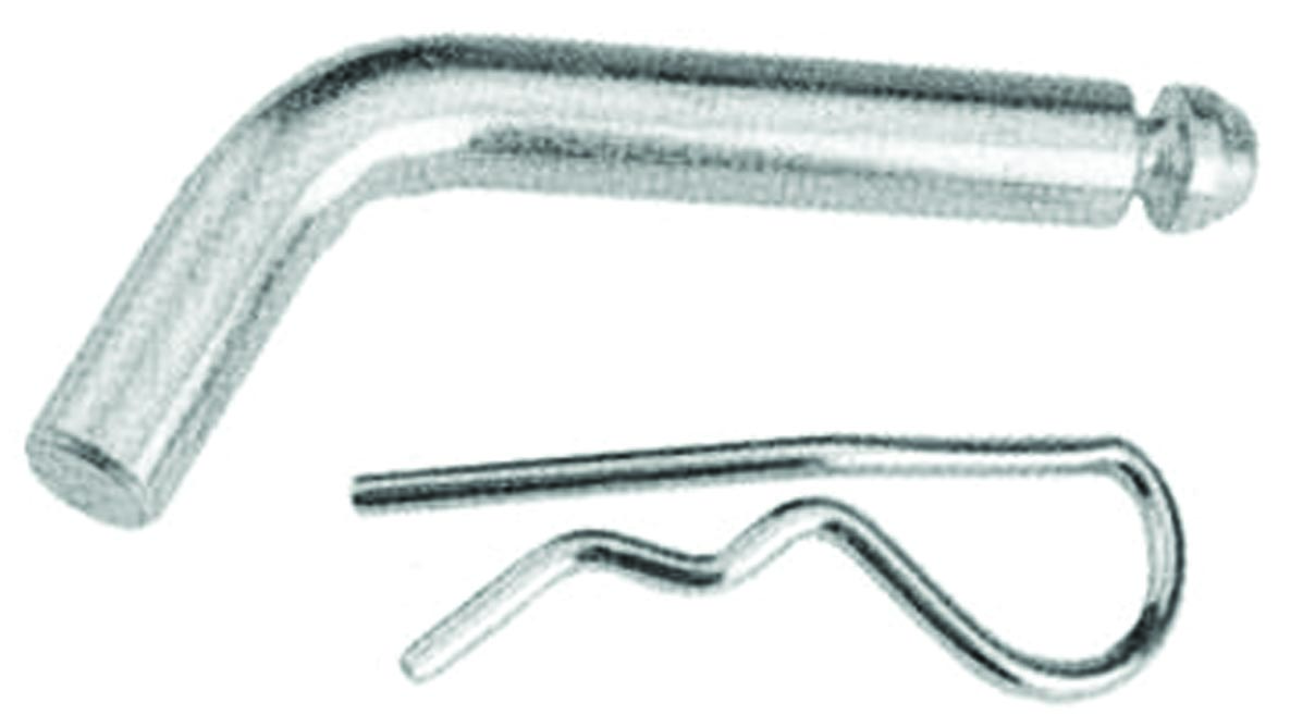 Packaged 1/2 Grooved Style Hitch Pin And Clip For 1-1/4 Sq. Receivers