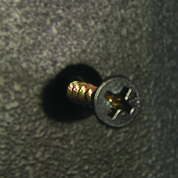 Screws For Window Frames, Ivory, 100/bag